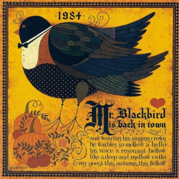 Set of 4 Professionally Framed Charles Wysocki Prints of Commemorative Birds - Picture 3 of 5